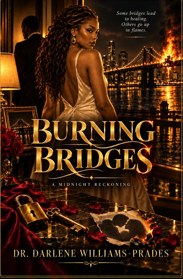 Front cover of Burning Bridges by Dr. Darlene Williams-Prades