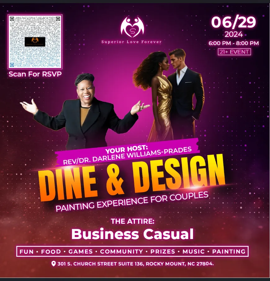 Dine & Design event artwork